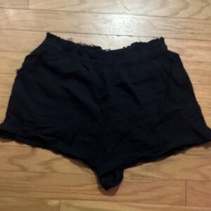Aerie Black Lounge Shorts